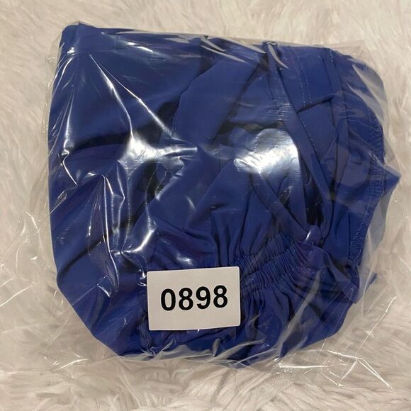 Spanx Assets Shirred Underwire Push up Power Swim Suit Dress in Blue Small - Picture 9 of 9